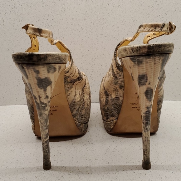 GIUSEPPE ZANOTTI python heeled pumps(size 5) - Picture 4 of 8